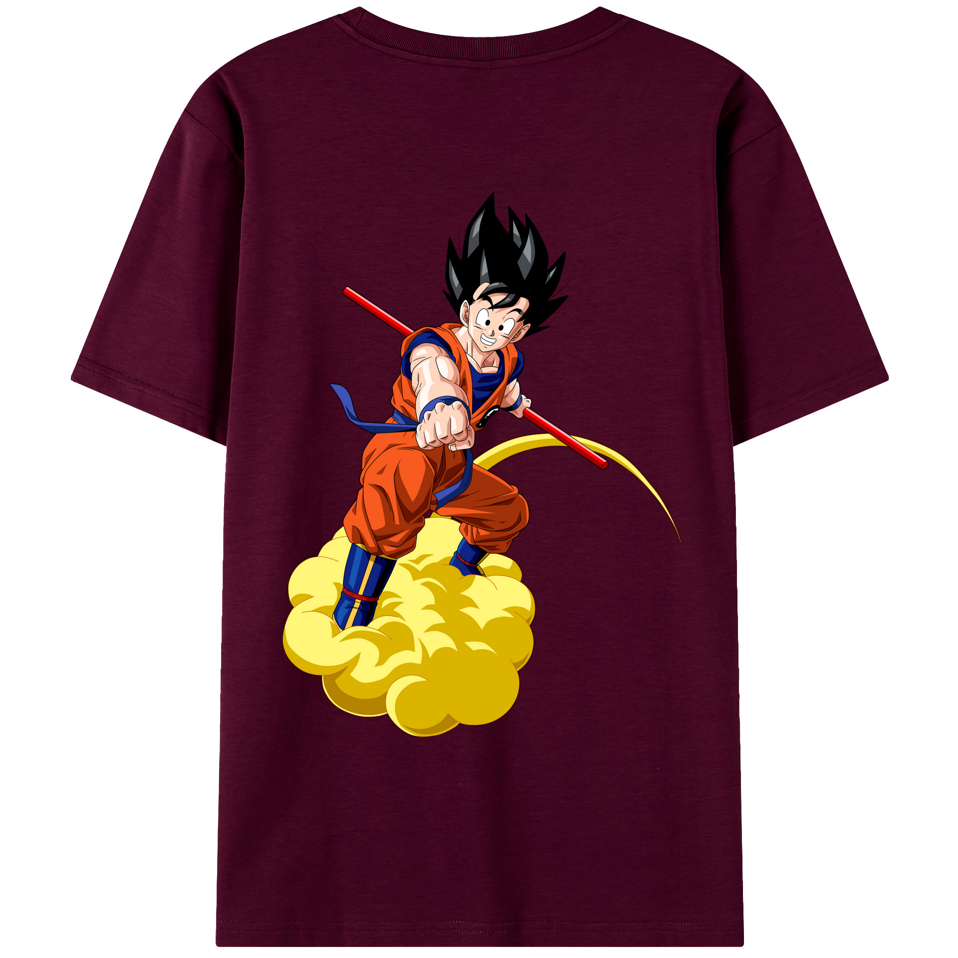 （画像用） ドラゴンボール 孫 悟飯（そんごはん）DRAGON BALL Son Gohan レディース半袖Tシャツ(バックプリント)